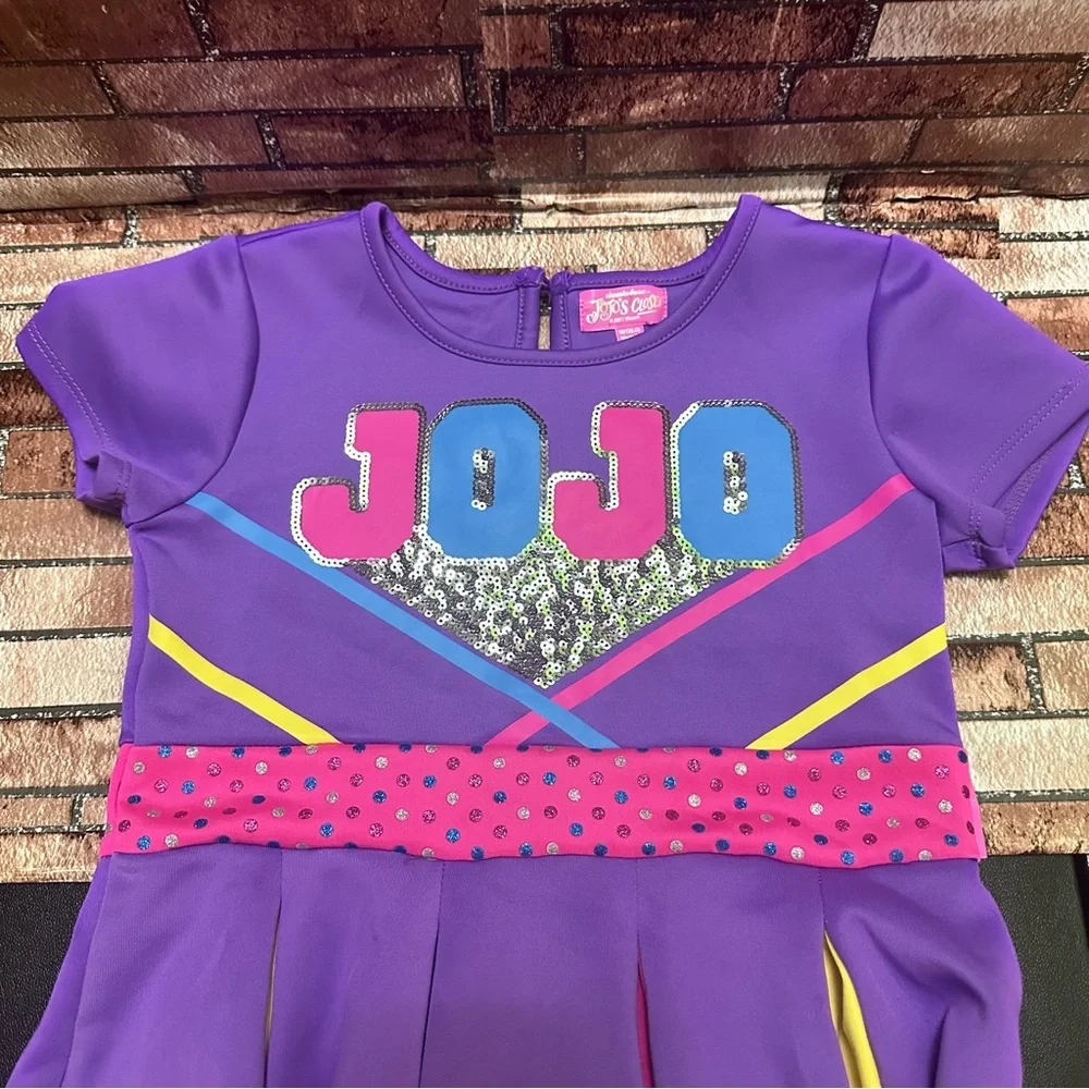 JoJo Siwa Purple and Yellow Kids Costume Dress